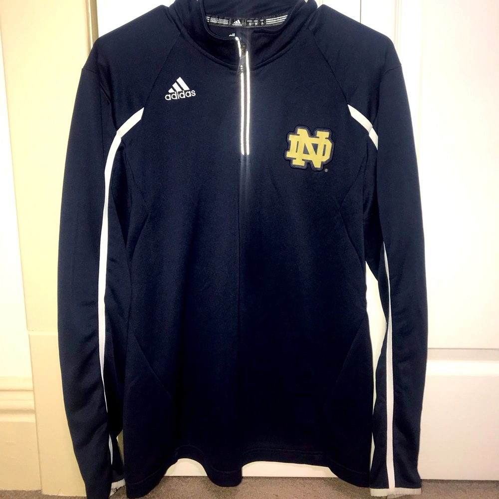 Adidas Notre Dame quarter zip fleece